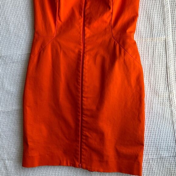 Kate Spade Saturday Orange Sheath  dress Sz 2 - Picture 5 of 10
